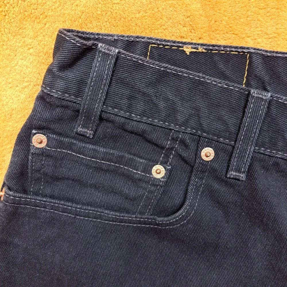 Vintage Levi's 560 Black Jeans Mens 36x32 loose Fit Tampered Baggy Denim USA 90s